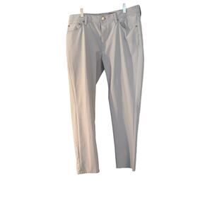 J Hilburn Mens Golf Pants Activewear Tagged 36x39 Quick Dry Lightweight Gray